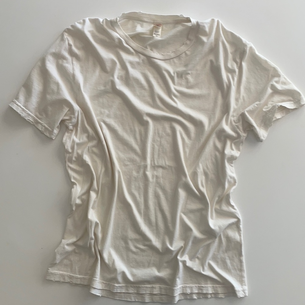 Bone White S/S Vintage Fitted Tee by Alternative Apparel - Men’s Size XL